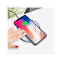 MCDODO draadloze MCDODO lader met achtergrondverlichting voor Apple iPhone - wit