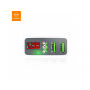 MCDODO lader met drie USB-poorten en digitale display voor Apple iPhone / iPad / iPad / MCDODO lader met drie USB-poorten en digitale display voor Apple iPhone / iPad / iPod - wit