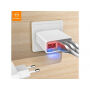MCDODO lader met drie USB-poorten en digitale display voor Apple iPhone / iPad / iPad / MCDODO lader met drie USB-poorten en digitale display voor Apple iPhone / iPad / iPod - wit