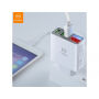 MCDODO lader met drie USB-poorten en digitale display voor Apple iPhone / iPad / iPad / MCDODO lader met drie USB-poorten en digitale display voor Apple iPhone / iPad / iPod - wit