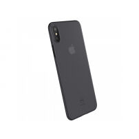 MCDODO lichtgewicht beschermhoes voor Apple iPhone XS - doorschijnend zwart