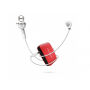 MCDODO-reductie met bliksem en 3,5-aansluiting voor Apple iPhone - rood