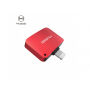 MCDODO-reductie met bliksem en 3,5-aansluiting voor Apple iPhone - rood