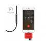MCDODO adapter met twee bliksemaansluitingen voor Apple iPhone - rood
