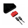 MCDODO adapter met twee bliksemaansluitingen voor Apple iPhone - rood