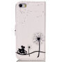 Portemonnee voor Apple iPhone 6 / 6S - Paardenbloemen en rijden