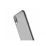 MCDODO beschermhoes met kunststof patroon voor Apple iPhone XS - zilver