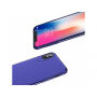 MCDODO beschermhoes met kunststof patroon voor Apple iPhone XS - blauw