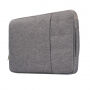 Universele tas met rits voor iPad tot 13" / MacBook tot 14" - grauw