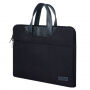Cartinoe elegante draagtas met kleine portemonnee voor MacBook tot 16" - zwart