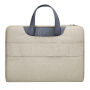 Elegante draagtas met kleine portemonnee voor in de winkel. Apple MacBook Pro 15" - beige/grijs