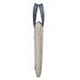 Elegante draagtas met kleine portemonnee voor in de winkel. Apple MacBook Pro 15" - beige/grijs