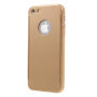 Gehard deksel voor de gehele omtrek van de telefoon inclusief beschermend glas voor iPhone SE (2016) / 5S / 5S / 5 - goud