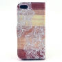 Dekking / koffer voor Apple iPhone 5 / 5S / SE (2016) - witte mandala