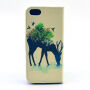 Dekking / koffer voor Apple iPhone 5 / 5S / SE (2016) - grazende herten