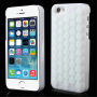 Afdekking met knallende belletjes voor iPhone 5 / 5S / SE (2016) - wit