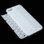 Afdekking met knallende belletjes voor iPhone 5 / 5S / SE (2016) - wit