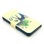 Etui met magnetische clip voor Apple iPhone 5C - grazende herten
