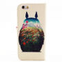 Koffer met kaartsleuven voor Apple iPhone 6 / 6S - Totoro