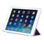 Regenboog Smart Case / Cover met Slaapfunctie en Stand voor Apple iPad 9,7" (2017)/iPad 2018 - violetblauw