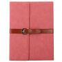 Luxueuze PU lederen tas met gesp Apple iPad 4 / 3 / 2 / 2 - rozig