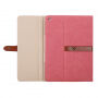 Luxueuze PU lederen tas met gesp Apple iPad 4 / 3 / 2 / 2 - rozig