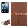 Luxueuze PU lederen tas met gesp Apple iPad 4 / 3 / 2 / 2 - bruin