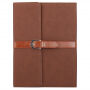 Luxueuze PU lederen tas met gesp Apple iPad 4 / 3 / 2 / 2 - bruin