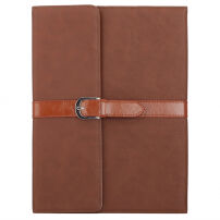 Luxueuze PU lederen tas met gesp Apple iPad 4 / 3 / 2 / 2 - bruin