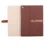 Luxueuze PU lederen tas met gesp Apple iPad 4 / 3 / 2 / 2 - bruin