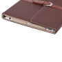 Luxueuze PU lederen tas met gesp Apple iPad 4 / 3 / 2 / 2 - bruin