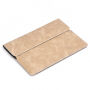 CRAZY HORSE envelop met standaard en documentvakken voor iPad Pro 9,7" / Air 2 - beige