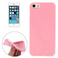 Glanzende gelcover voor Apple iPhone 5 / 5S / SE (2016) - rozig