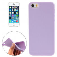 Glanzende gelcover voor Apple iPhone 5 / 5S / SE (2016) - licht violet