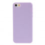 Glanzende gelcover voor Apple iPhone 5 / 5S / SE (2016) - licht violet