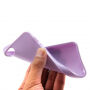 Glanzende gelcover voor Apple iPhone 5 / 5S / SE (2016) - licht violet