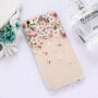 Beschermhoes van zacht kunststof voor de bescherming van Apple iPhone 6 / 6S - kleine bloemen