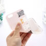 dekking voor iPhone 6 / 6S - lichtroze met katten