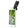 HAUTIK multifunctionele objectieflens 4 in 1 met clip voor Apple iPhone - 180° fisheye / macro-objectief / telescopische objectieflens / groothoekobjectief / groothoekobjectieflens