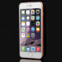 Elegante hoes met glinsterende steentjes voor Apple iPhone 6S Plus / 6 Plus - roze-goud met bloemen