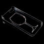 Kunststof deksel met vloeibare wijn in plastic glas voor Apple iPhone SE (2016) / 5S