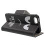 Flip Case met standaard en vakje voor documenten iPhone 5 / 5S / SE (2016) - Raak mijn telefoon niet aan.