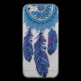 Beschermhoes van zacht kunststof voor de bescherming van Apple iPhone SE (2016) / 5 / 5S - blauwe droomvanger