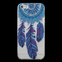 Beschermhoes van zacht kunststof voor de bescherming van Apple iPhone SE (2016) / 5 / 5S - blauwe droomvanger