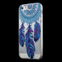 Beschermhoes van zacht kunststof voor de bescherming van Apple iPhone SE (2016) / 5 / 5S - blauwe droomvanger