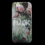 Beschermhoes van zacht kunststof voor de bescherming van Apple iPhone SE (2016) / 5 / 5S - FUCK