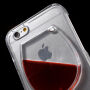 Bedekken met vloeibare wijn in plastic glas voor Apple iPhone 6 / 6S