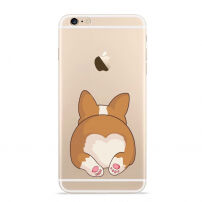 Zachte plastic hoes voor Apple iPhone 6 / 6S - corgi