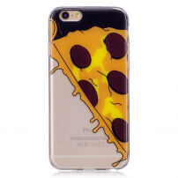 Beschermhoes van zacht kunststof voor de bescherming van Apple iPhone 6S - pizza