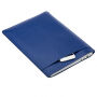 SOYAN kunstlederen enveloppe voor iPad tot 13" / MacBook tot 14" - donkerblauw